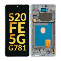 Galaxy S20 FE Screen Assembly w/Frame OEM